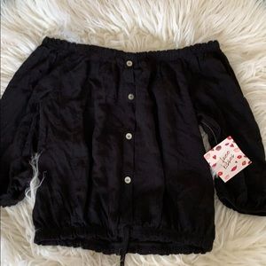 Cute off the shoulder blouse